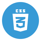 [CITYPNG.COM]HD CSS3 Round Logo Icon Transparent PNG - 7000x7000